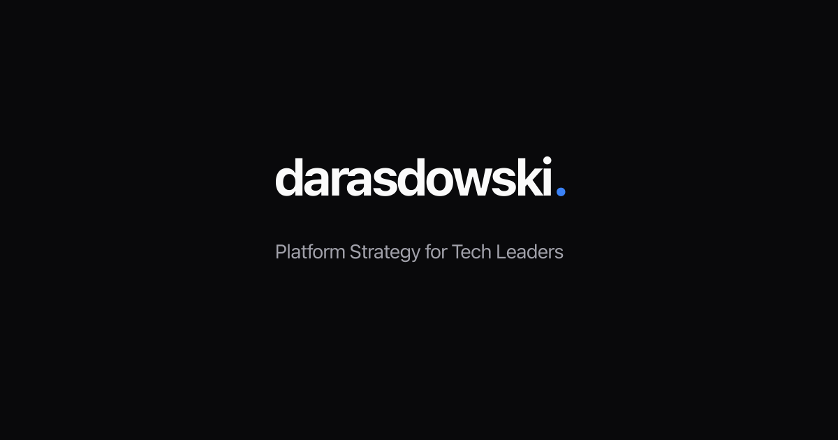 Dariusz Sadowski — Engineering Manager & Coach